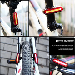 LED Bicycle Tail Light Waterproof Bright Rear Cycling Safety Lamp