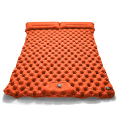 Double Inflatable Camping Mattress Ultralight Sleeping Pad Travel Bed