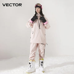 Waterproof Ski Jacket Pants Set Windproof Warm Snowboard Outfit