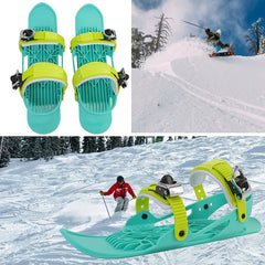 Mini Skis Snowblades Portable Short Skiboards Winter Outdoor Gear