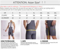 Men Cycling Bib Shorts Seamless 6H Ride Pro Comfort