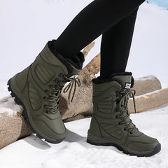 Women Winter Snow Boots Waterproof Warm High Top Outdoor