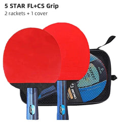 Professional Table Tennis Racket Set 2PCS High Quality Paddle