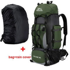 90L Waterproof Hiking Backpack Large Capacity Trekking Camping Travel