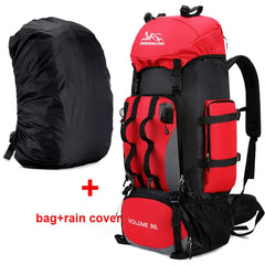 90L Waterproof Hiking Backpack Large Capacity Trekking Camping Travel