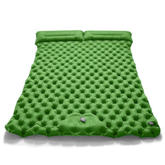 Double Inflatable Camping Mattress Ultralight Sleeping Pad Travel Bed