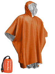Emergency Waterproof Raincoat Thermal Aluminum Poncho Survival Camping Gear