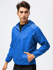 Waterproof Windbreaker Jacket Men Women Outdoor Sun Protection Clothing