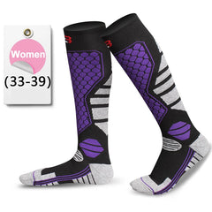 Winter Ski Socks Thick Warm Anti Cold Outdoor Hiking Stockings