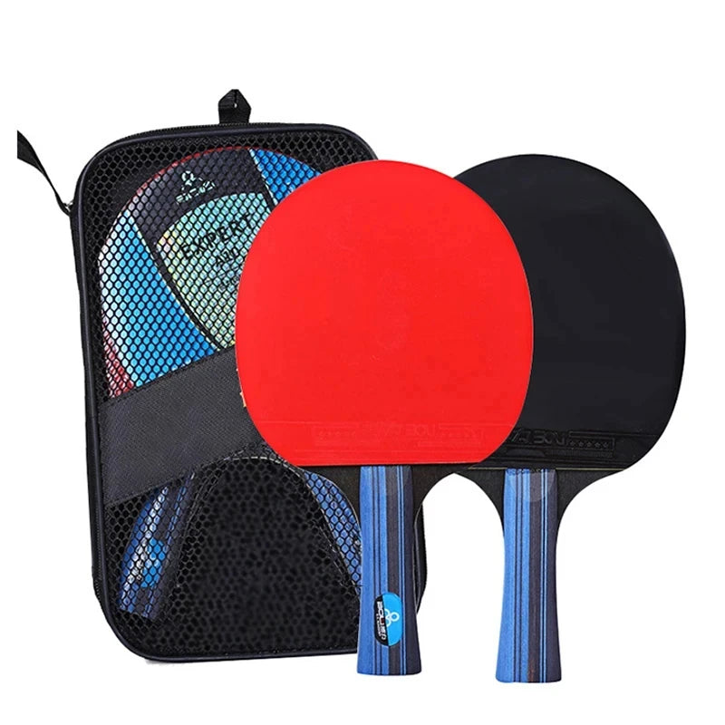Professional Table Tennis Racket Set 2PCS High Quality Paddle