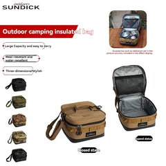 Large Waterproof Picnic Ice Bag Thermal Camping Lunch Organizer