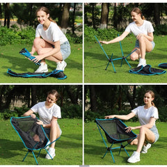 Outdoor Moon Chair Folding Portable Aluminum Camping Leisure Chair