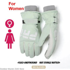 Winter Cycling Gloves Waterproof Touchscreen Thermal Non Slip Ski