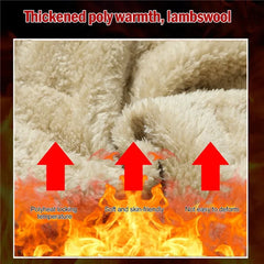 Men Winter Fleece Sweatpants Thick Warm Waterproof Windproof Casual