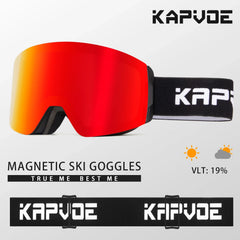 Photochromic Ski Goggles Magnetic Anti Fog UV400 Snow Eyewear