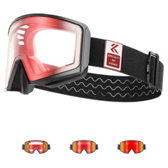 Photochromic Ski Goggles Magnetic Anti Fog UV400 Snow Eyewear