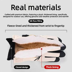 Winter Cycling Gloves Waterproof Touchscreen Thermal Non Slip Ski