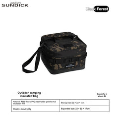 Large Waterproof Picnic Ice Bag Thermal Camping Lunch Organizer