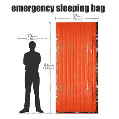 Emergency Survival Sleeping Bag Waterproof Thermal Mylar Camping Sack