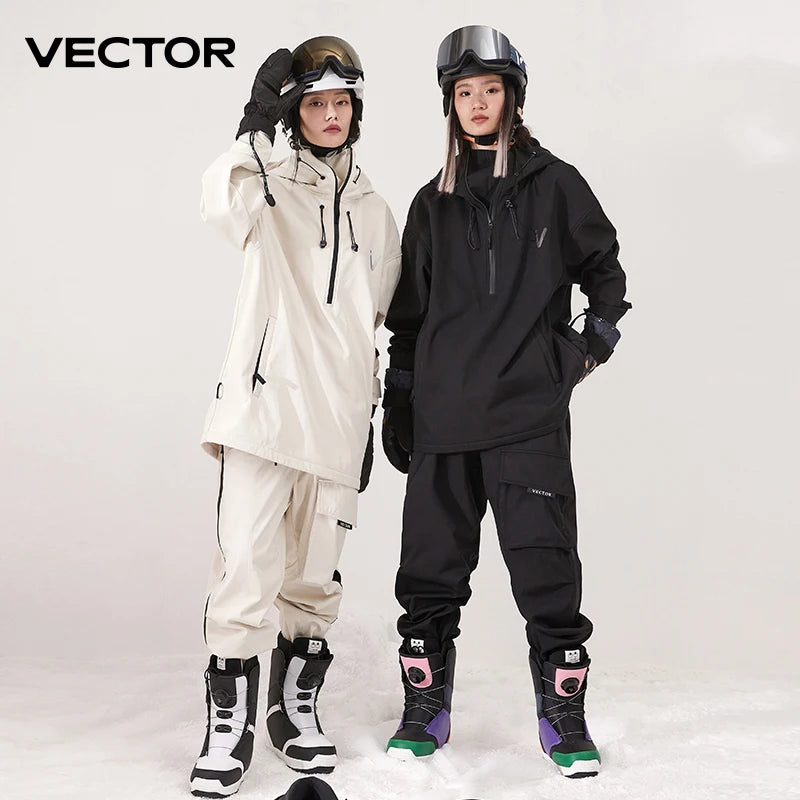 Waterproof Ski Jacket Pants Set Windproof Warm Snowboard Outfit