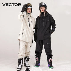 Waterproof Ski Jacket Pants Set Windproof Warm Snowboard Outfit