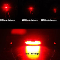 LED Bicycle Tail Light Waterproof Bright Rear Cycling Safety Lamp