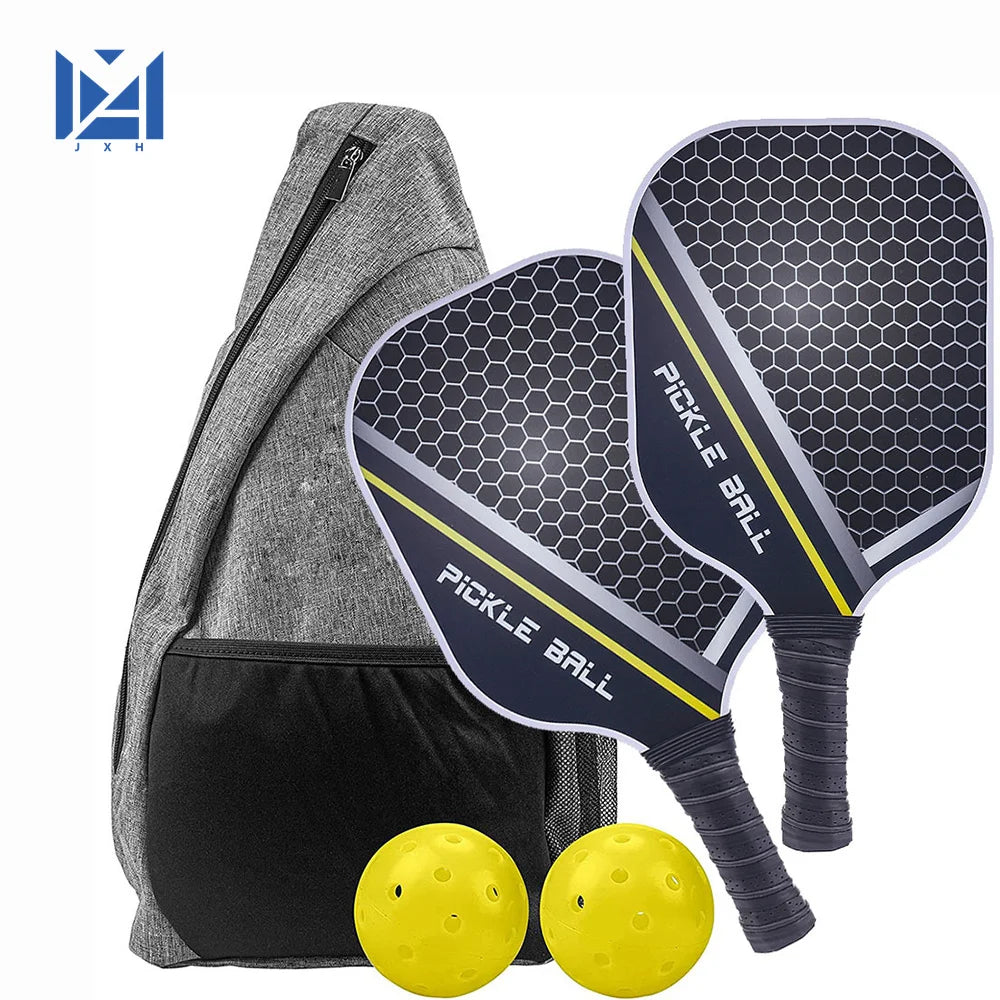 Graphite Carbon Fiber Pickleball Paddle Set Lightweight USAPA Approved