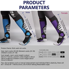 Winter Ski Socks Thick Warm Anti Cold Outdoor Hiking Stockings