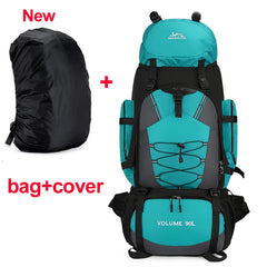 90L Waterproof Hiking Backpack Large Capacity Trekking Camping Travel