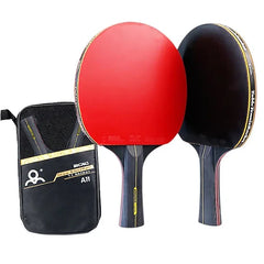Professional Table Tennis Racket Set 2PCS High Quality Paddle