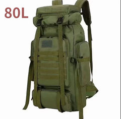 80L 100L Mountaineering Backpack Tactical Large Hiking Camping Travel