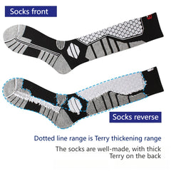 Winter Ski Socks Thick Warm Anti Cold Outdoor Hiking Stockings