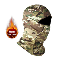 Winter Fleece Balaclava Camouflage Warm Full Face Outdoor Mask