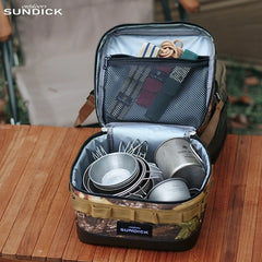 Large Waterproof Picnic Ice Bag Thermal Camping Lunch Organizer