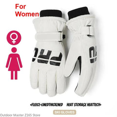 Winter Cycling Gloves Waterproof Touchscreen Thermal Non Slip Ski