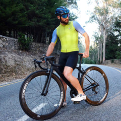 Men Cycling Bib Shorts Seamless 6H Ride Pro Comfort