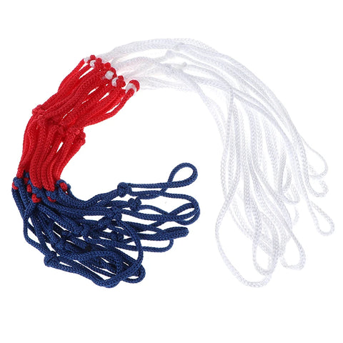 Durable Standard Basketball Net Thick Nylon Three Color Replacement Mesh