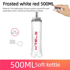 Collapsible Soft Flask Water Bottle BPA Free Running Hiking