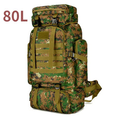 80L 100L Mountaineering Backpack Tactical Large Hiking Camping Travel