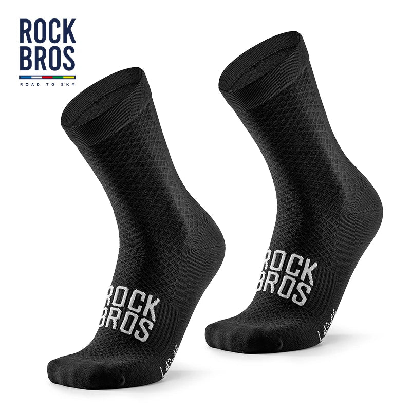Road To Sky Cycling Socks Breathable Elastic Shock Absorbing