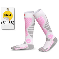 Winter Ski Socks Thick Warm Anti Cold Outdoor Hiking Stockings