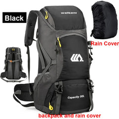 50L Travel Backpack Waterproof Hiking Camping Mountaineering Large Capacity