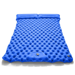 Double Inflatable Camping Mattress Ultralight Sleeping Pad Travel Bed