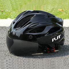 Ultra Light Cycling Helmet Magnetic Goggles MTB Road Bike