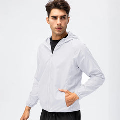 Waterproof Windbreaker Jacket Men Women Outdoor Sun Protection Clothing