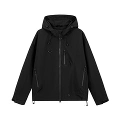 Unisex Hiking Jacket Waterproof Hooded Windbreaker Outdoor Camping Coat