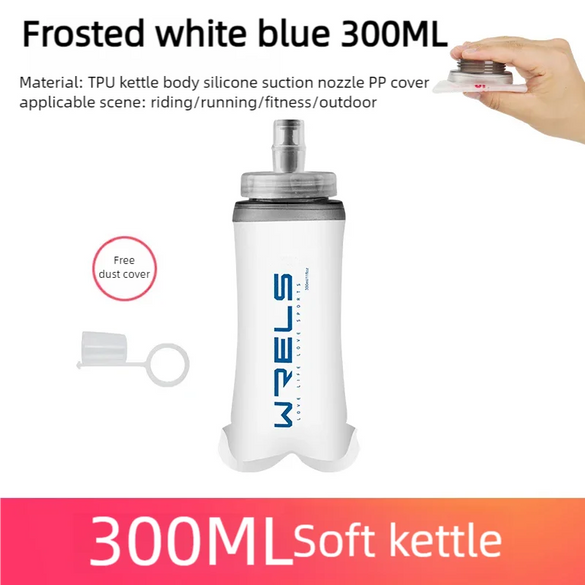 Collapsible Soft Flask Water Bottle BPA Free Running Hiking