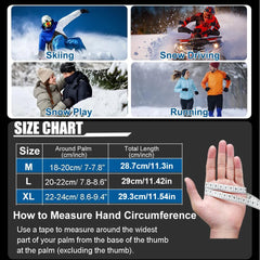 Winter Warm Gloves Waterproof Touchscreen Thick Outdoor Cycling Ski